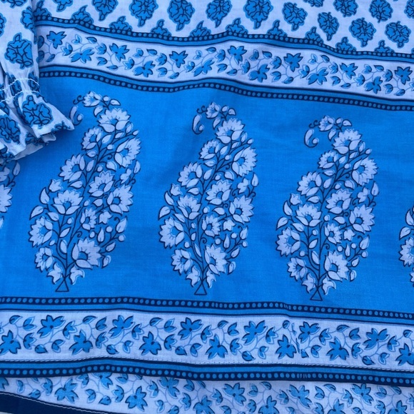 J. Crew - block print artist blouse - size medium - Picture 7 of 11